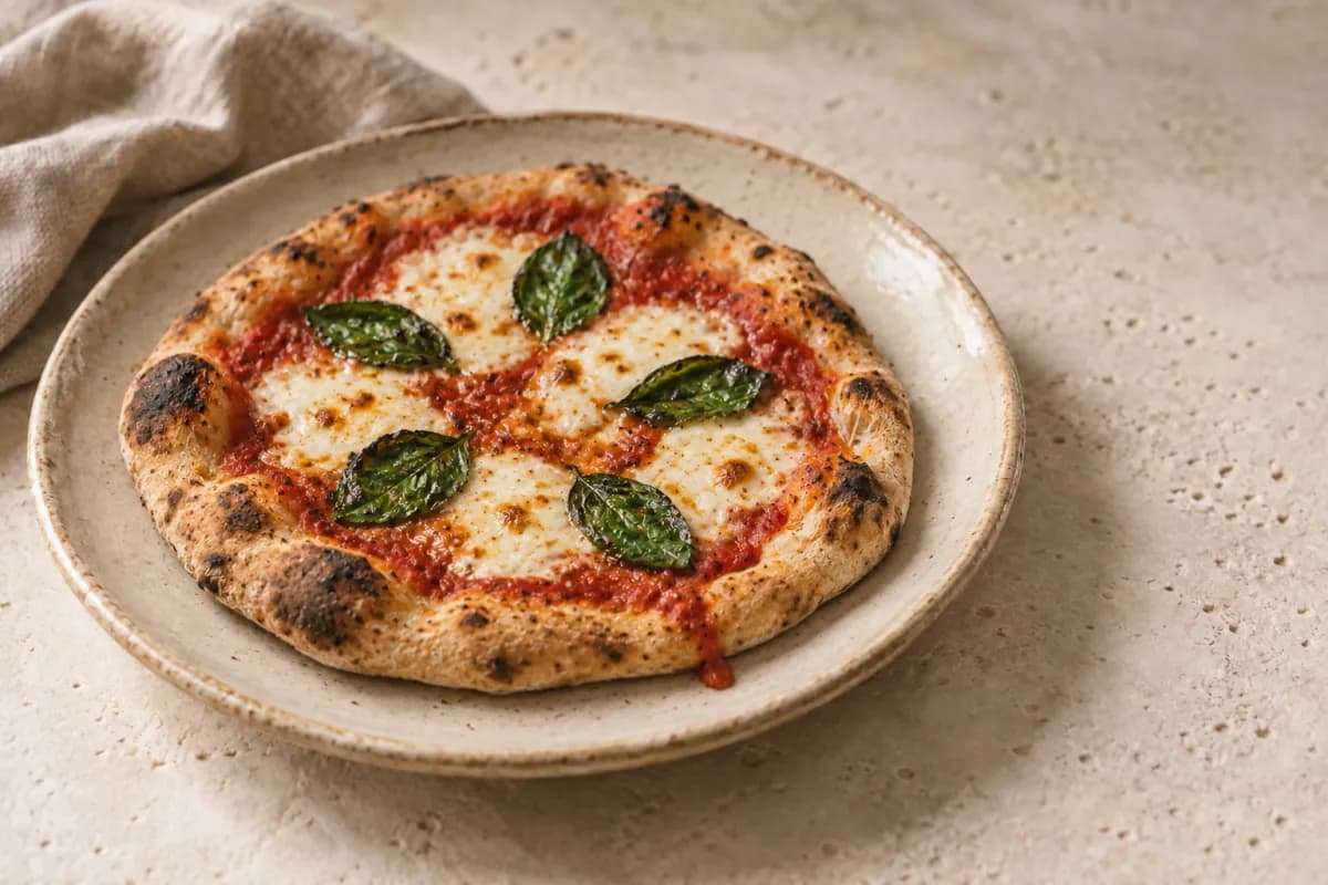 KebabInspired Pizza with Tzatziki Sauce, Michelin-Star Pro Chef dish