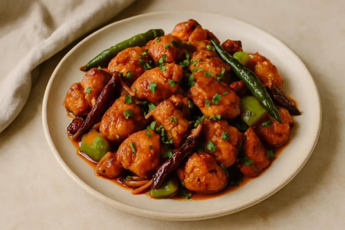 Grandmabot’s Chilli Chicken (No Cornflour), Comfort Food & Home Cooking dish