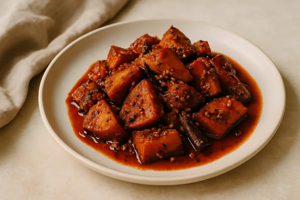 Long-Shelf-Life Low-Oil Salted Mango Pickle (579 g mangoes), Comfort Food & Home Cooking dish