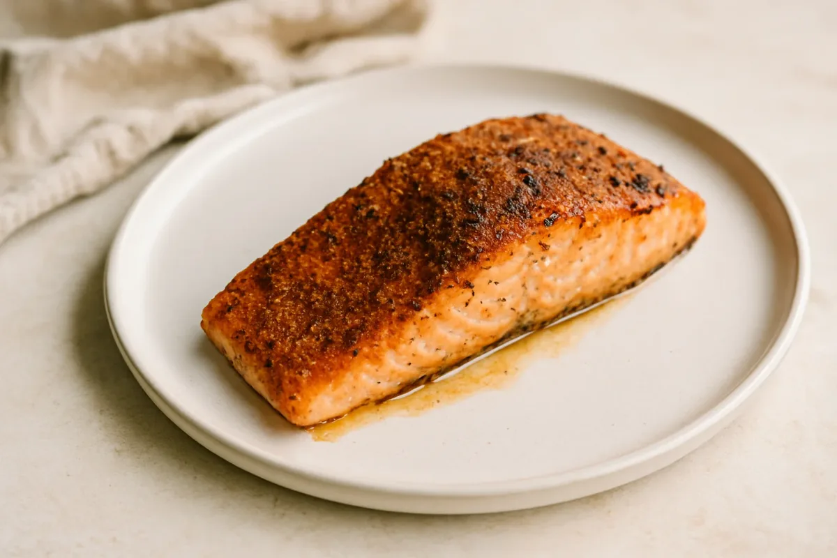 Baked Old Bay Salmon (no lemons), Type 2 Diabetic-Friendly dish