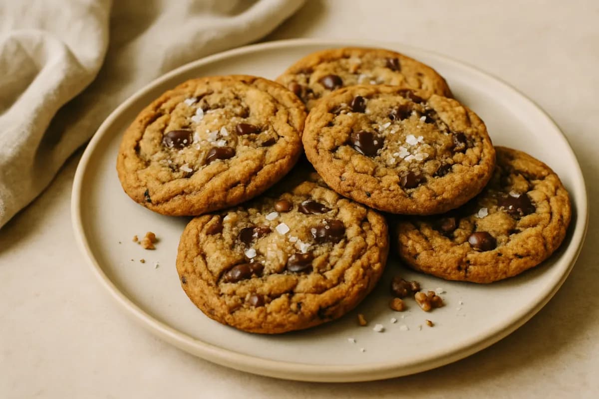 Chewy Brown-Butter Chocolate Chip Cookies, Comfort Food & Home Cooking dish