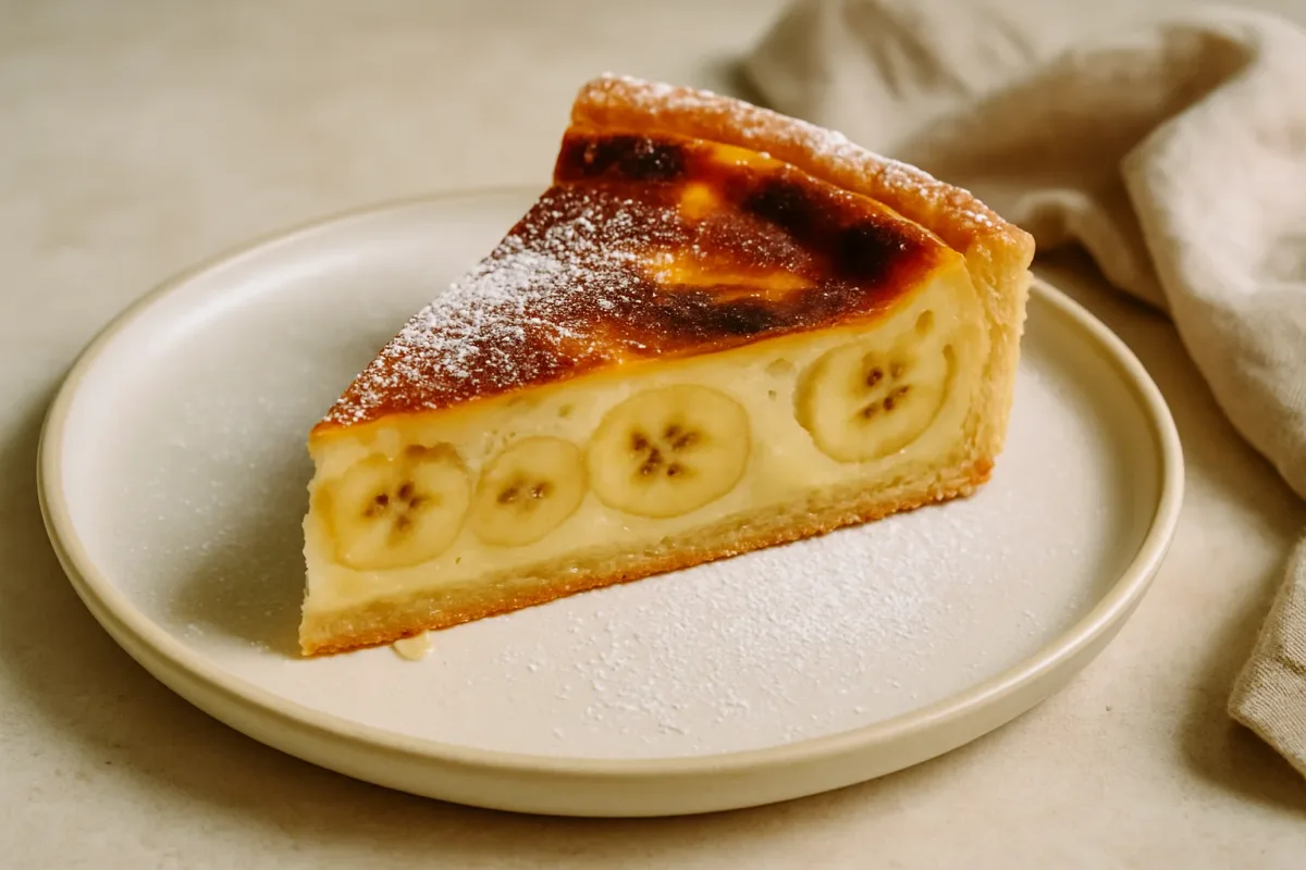 Flan pâtissier à la banane, Comfort Food & Home Cooking dish