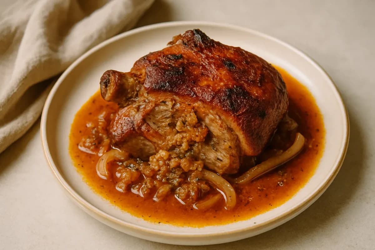 Pernil with Sofrito, Sazón, and Adobo, Comfort Food & Home Cooking dish