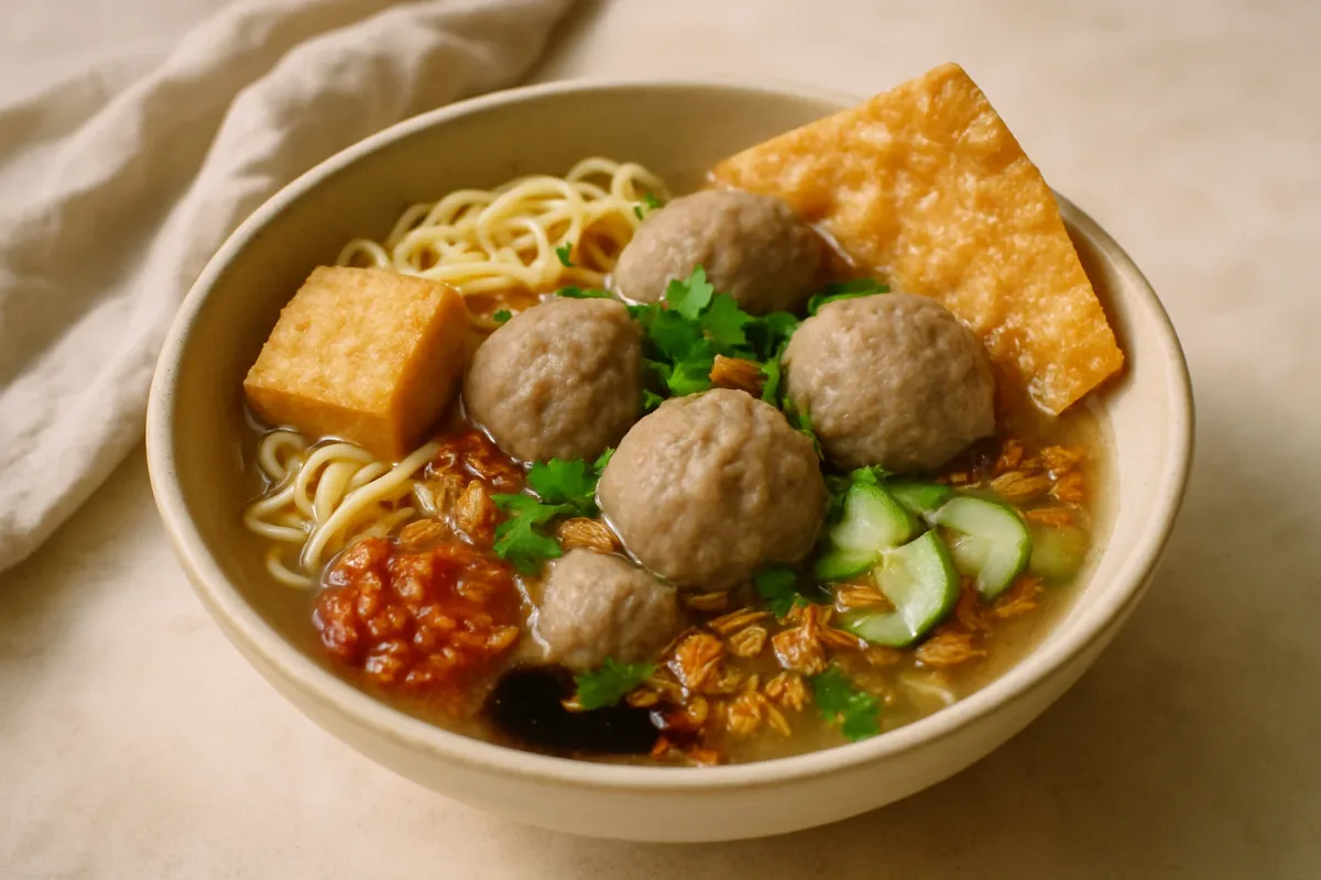 Bakso Daging Sapi (Bakso Jalanan Indonesia), Michelin-Star Pro Chef dish