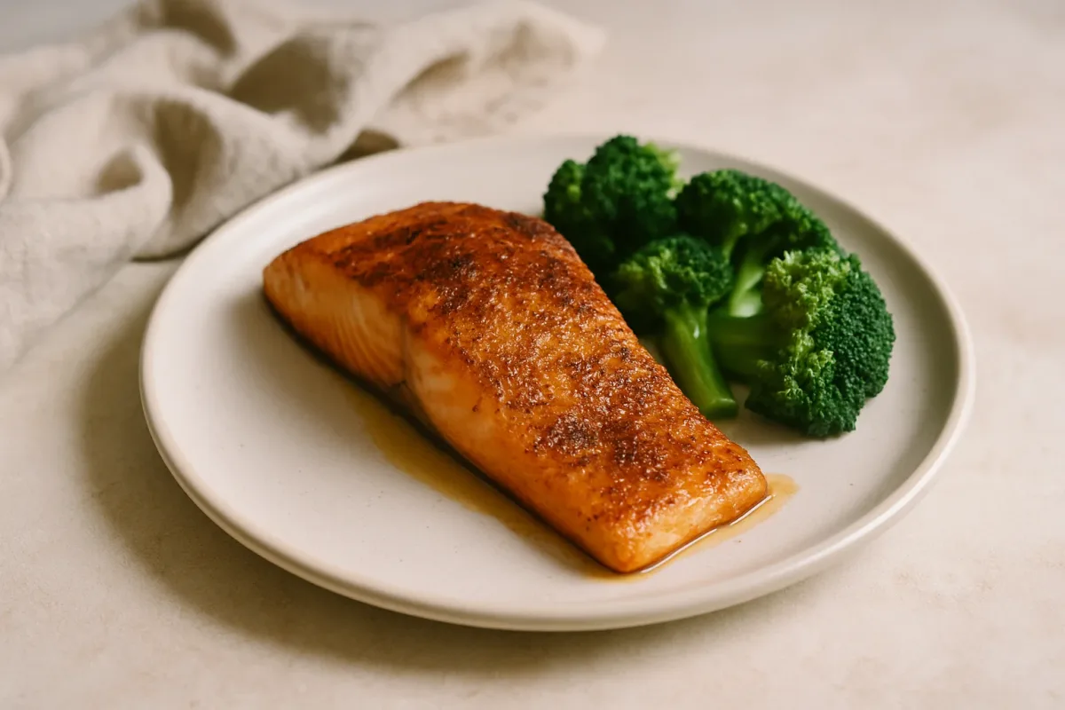 Baked Old Bay Salmon (no lemons), Type 2 Diabetic-Friendly dish