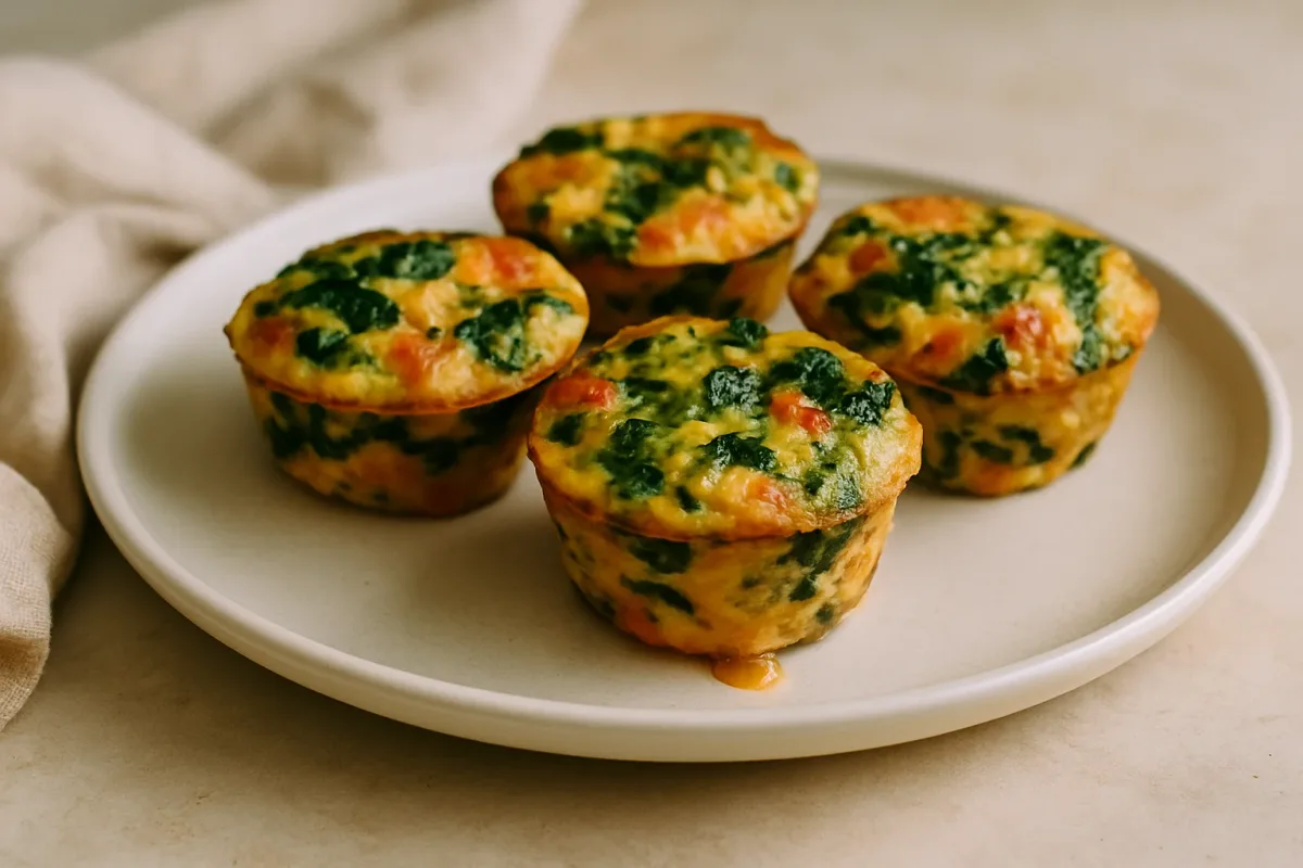 Savory Egg & Veggie Muffins (Breakfast), Ketogenic Cuisine dish