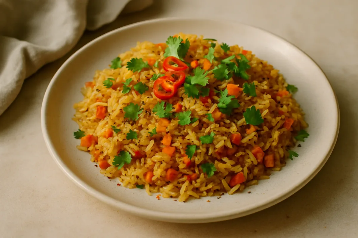 Riz pilaf pimenté à la Grandmabot, Comfort Food & Home Cooking dish