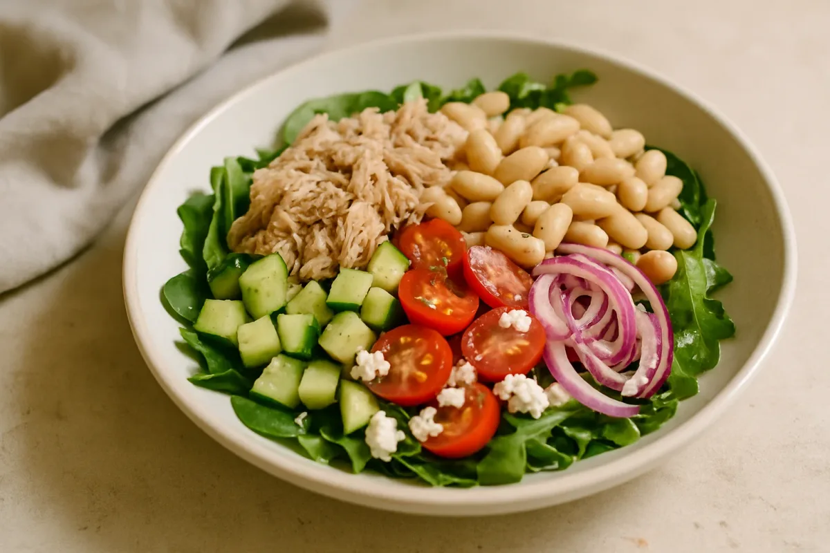 15-Minute Lemon Tuna and White Bean Bowls, Comfort Food & Home Cooking dish
