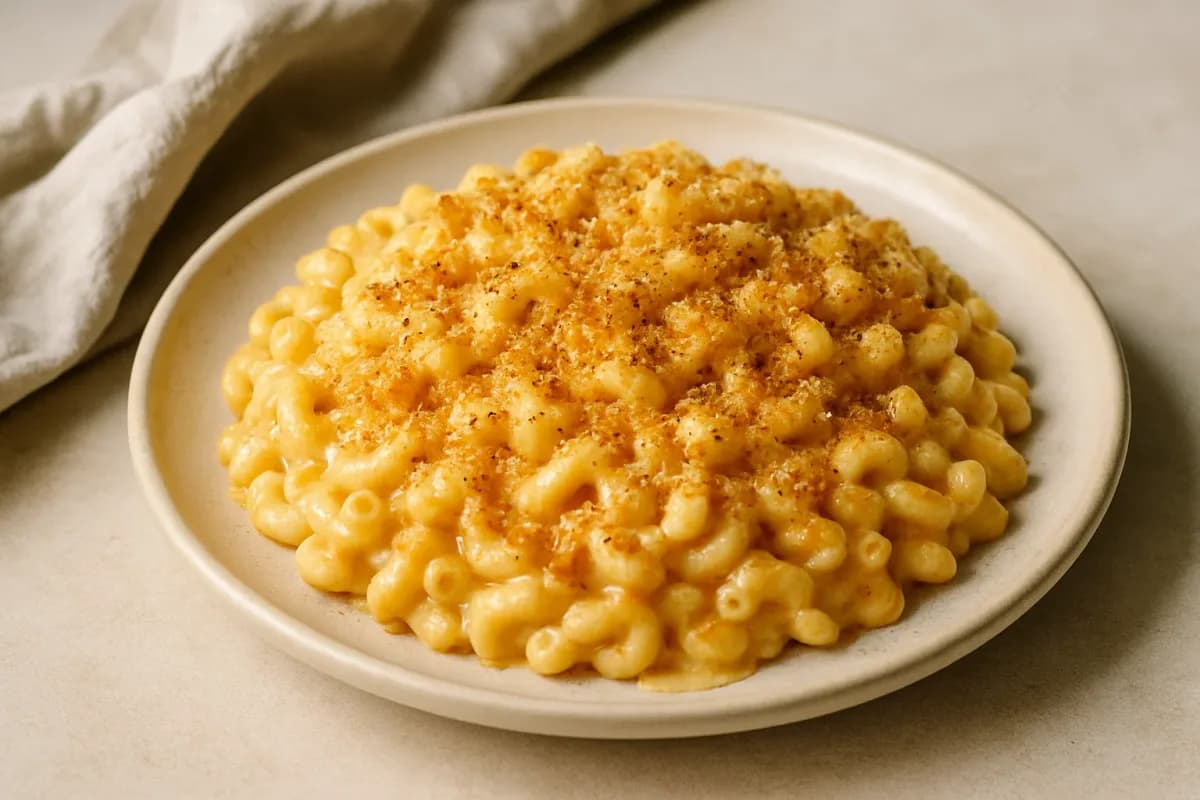 Crock Pot Mac ’n’ Cheese — 1% Milk + No Egg, Comfort Food & Home Cooking dish