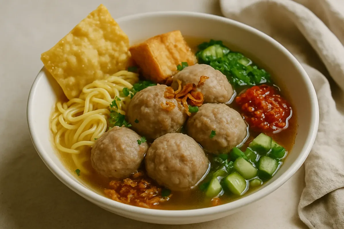 Bakso Daging Sapi (Bakso Jalanan Indonesia), Michelin-Star Pro Chef dish