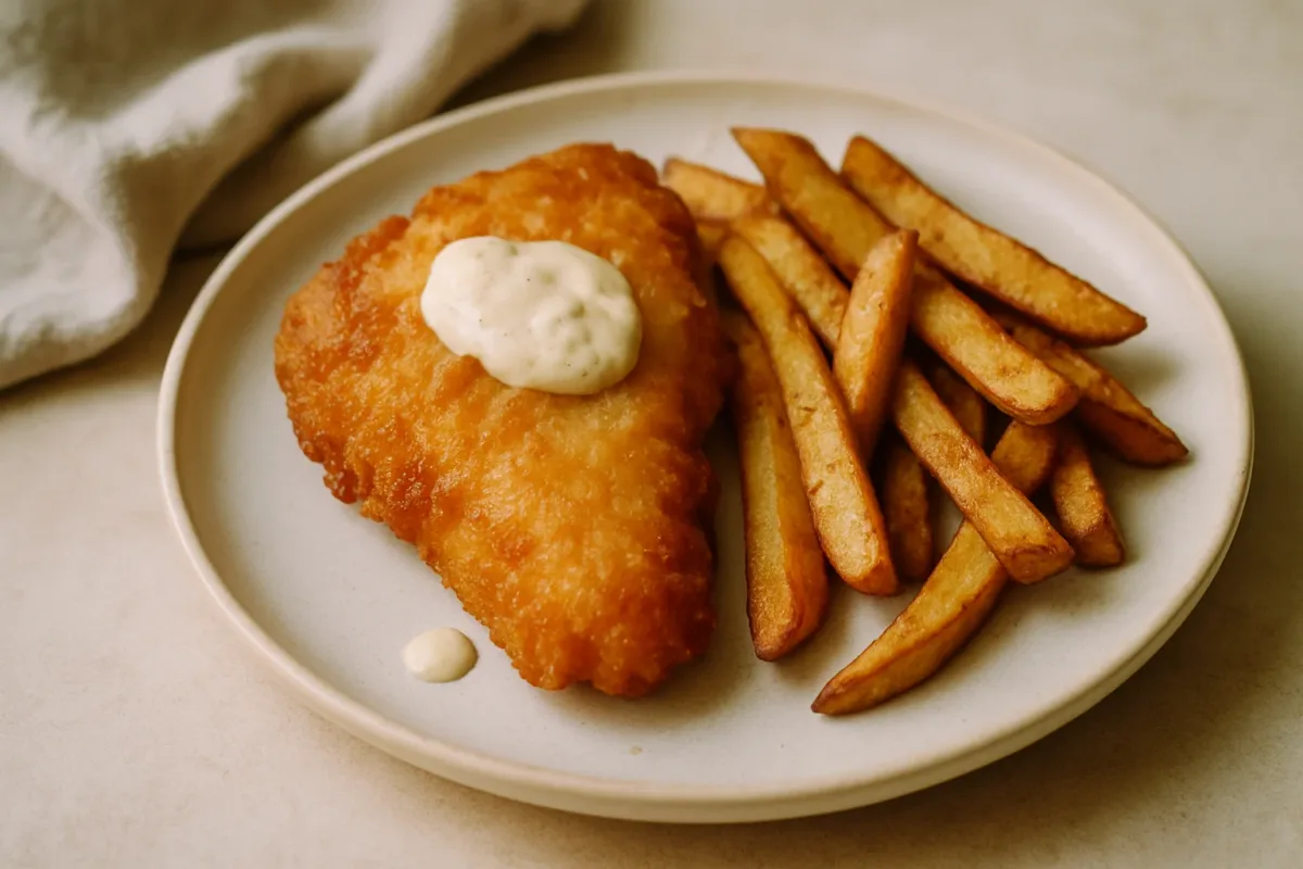 Keto Fish and "Chips" (Chef Keto), Ketogenic Cuisine dish