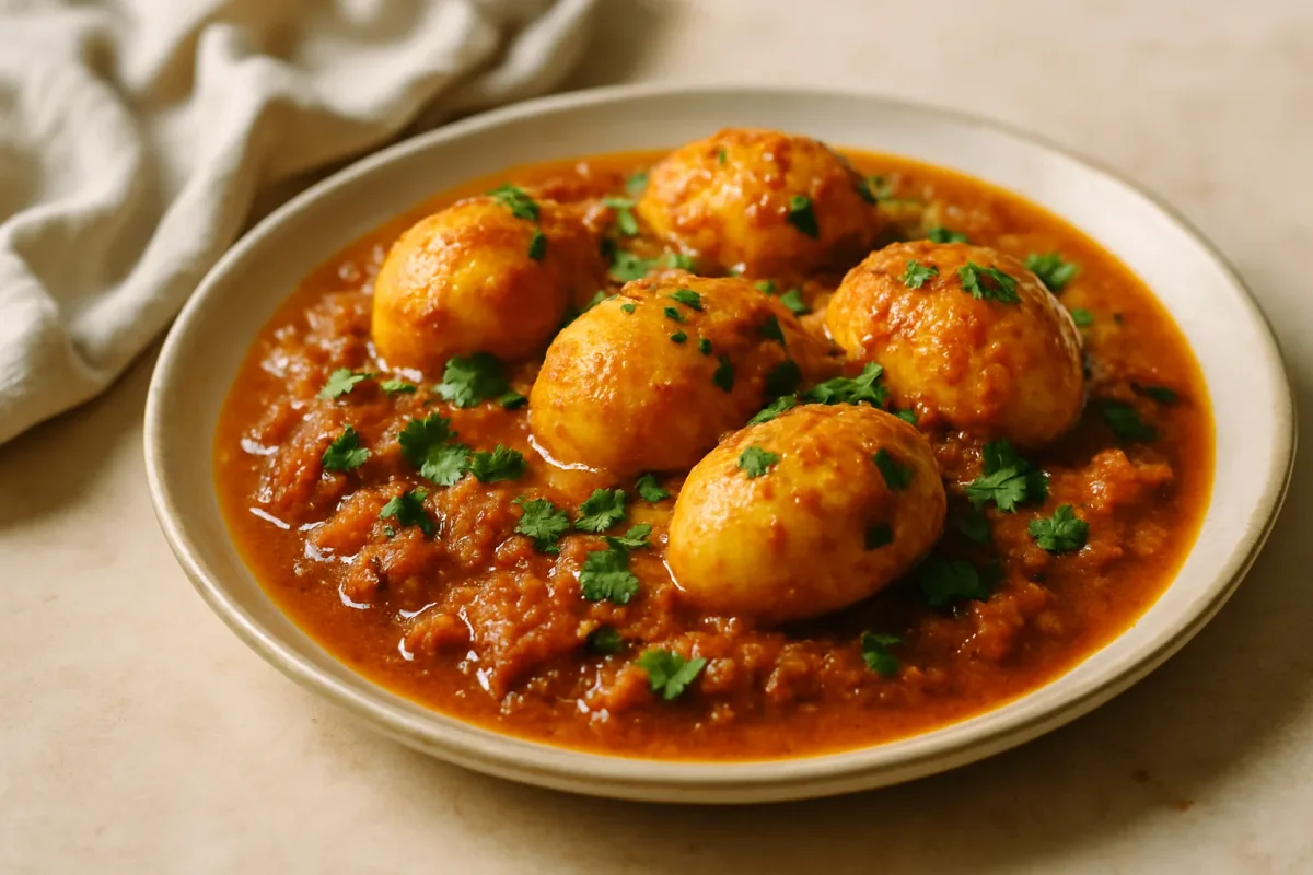 Comforting Egg Curry (Anda Curry) — 25 Eggs, Comfort Food & Home Cooking dish