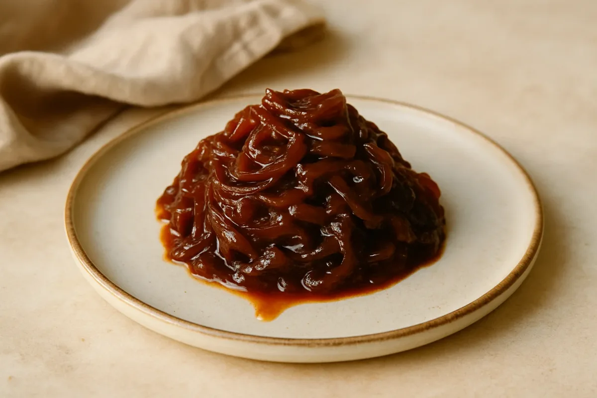 Karameliseerde Uienchutney (Vegan), Vegan Cuisine dish