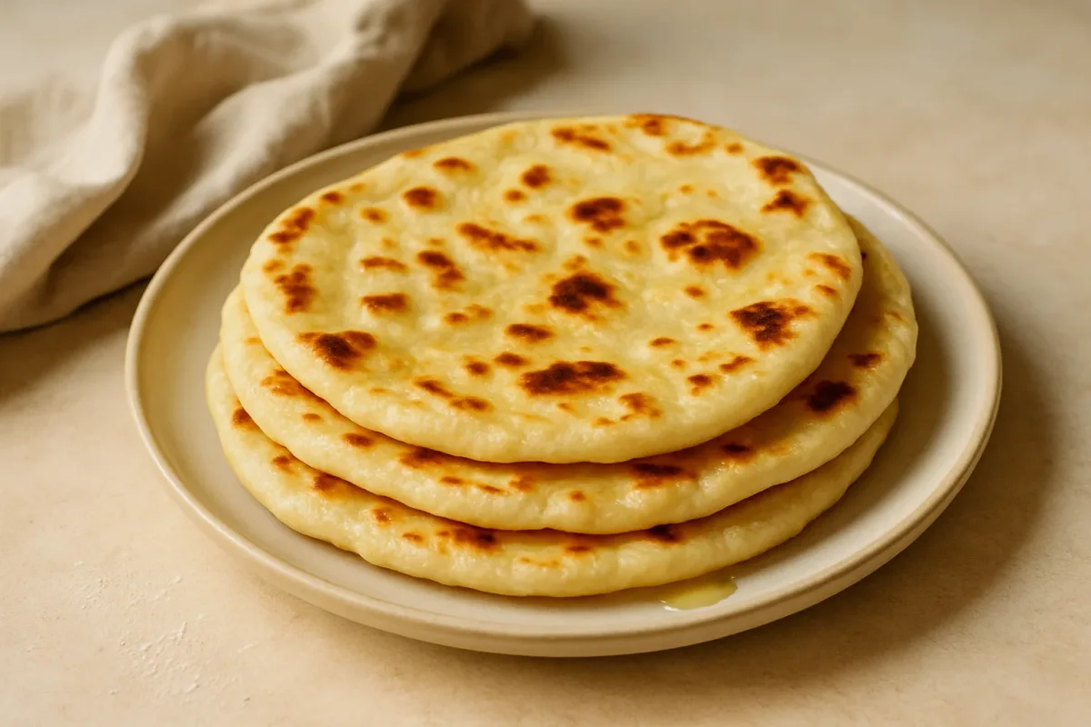 Simple Stovetop Flatbreads, Comfort Food & Home Cooking dish