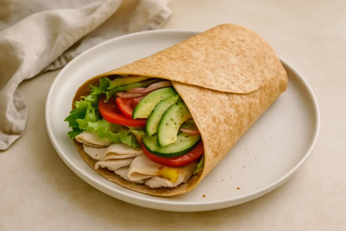 Turkey Avocado Work Wrap, Comfort Food & Home Cooking dish
