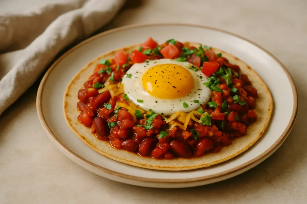 Buffet-Style Huevos Rancheros — 1/1 SS Gastro Tray Method, Michelin-Star Pro Chef dish